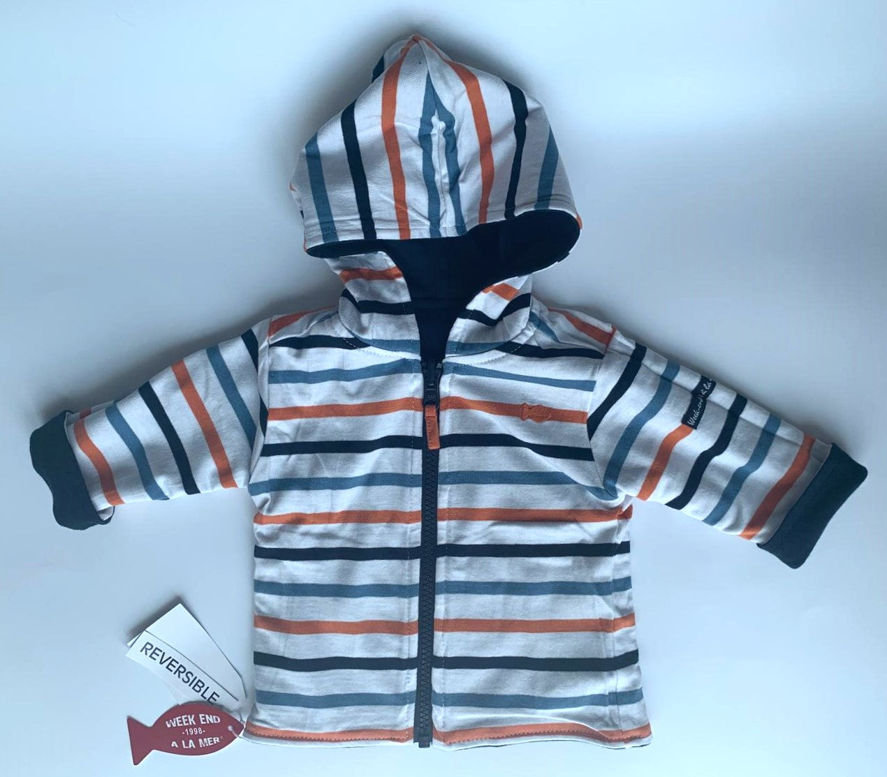 Wende-Hoodie a la Mer "2 in 1" multi