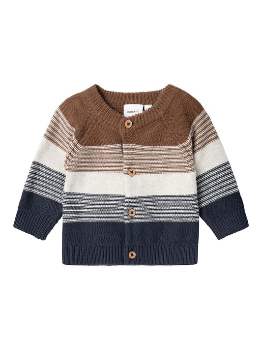 Baby Strick Cardigan mit Streifen