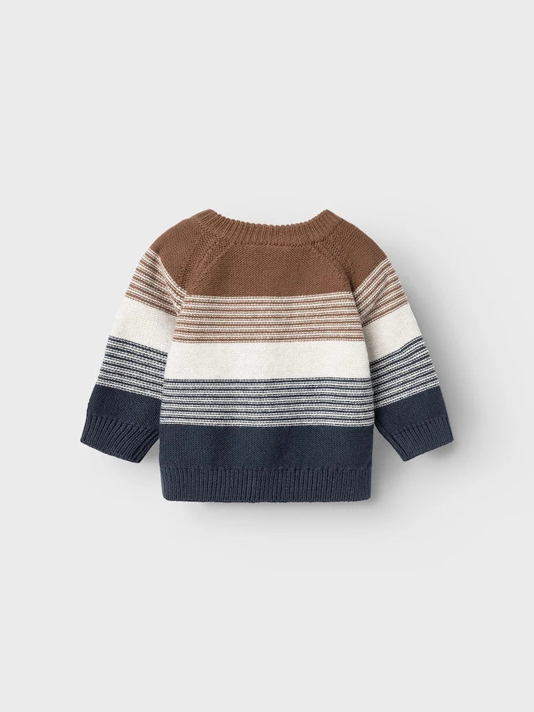 Baby Strick Cardigan mit Streifen
