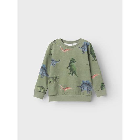 Sweat Pullover mit Dino-Print