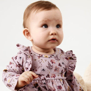 Weiches Langarm Babykleid