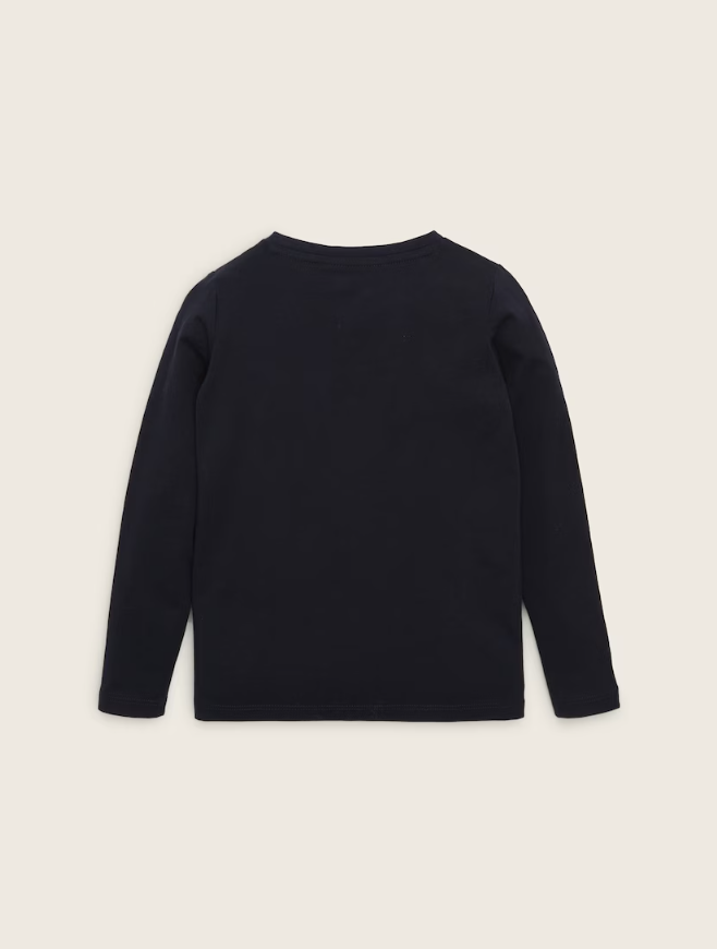 Longsleeve mit Wende-Pailletten Sterne