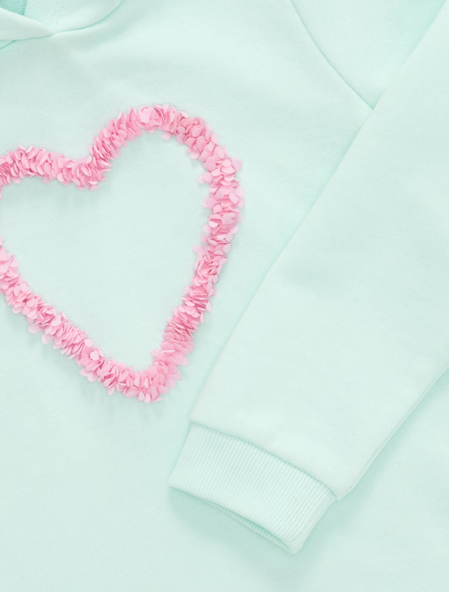 French Terry Hoodie mit Bio-Baumwolle