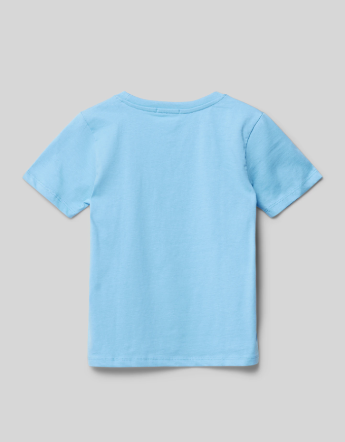 T-Shirt mit Glitter-Print