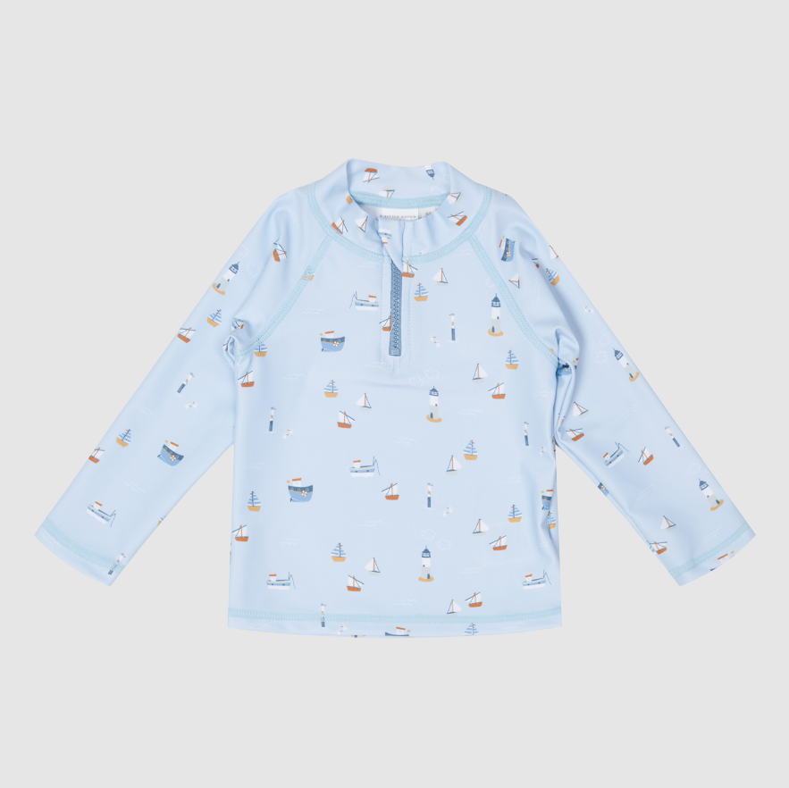 UV-Schwimmshirt langarm "Sailors Bay"