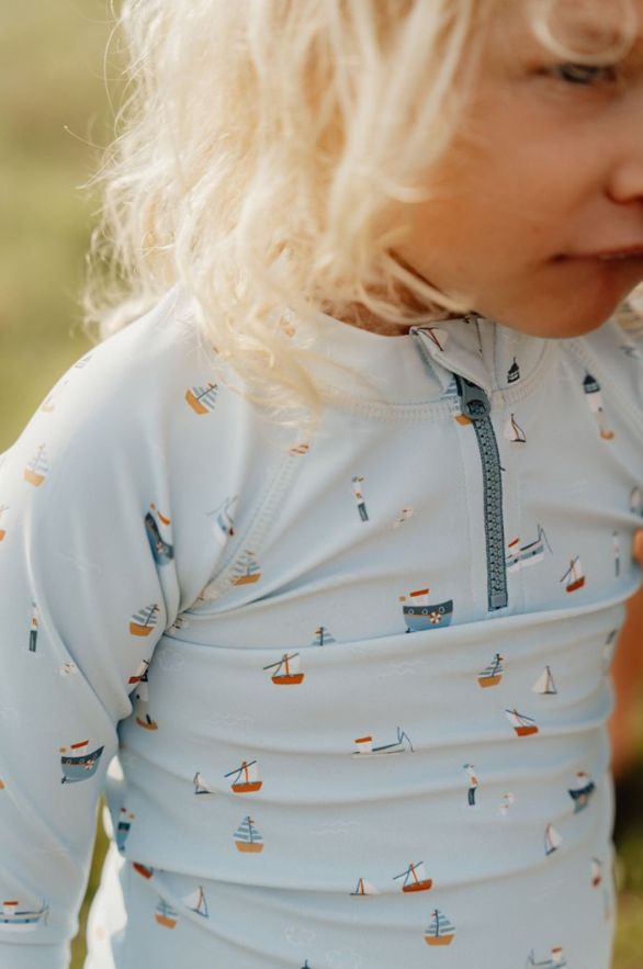 UV-Schwimmshirt langarm "Sailors Bay"