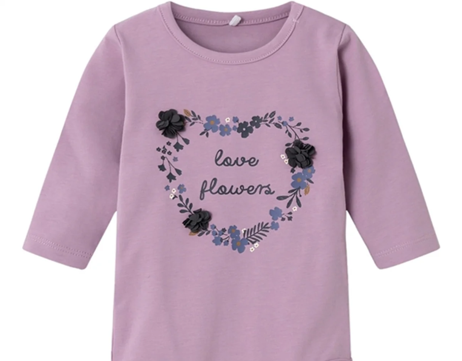 Baby Longsleeve Love flowers