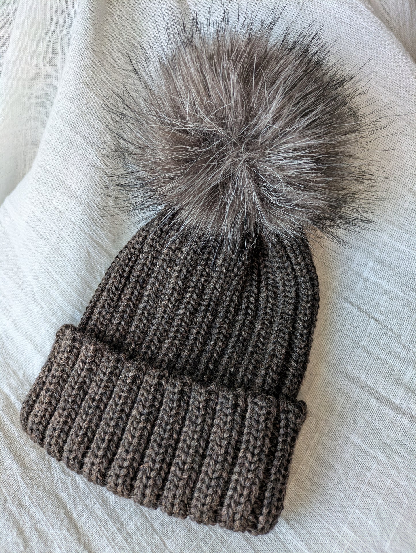 Strickmütze aus 100% Merinowolle