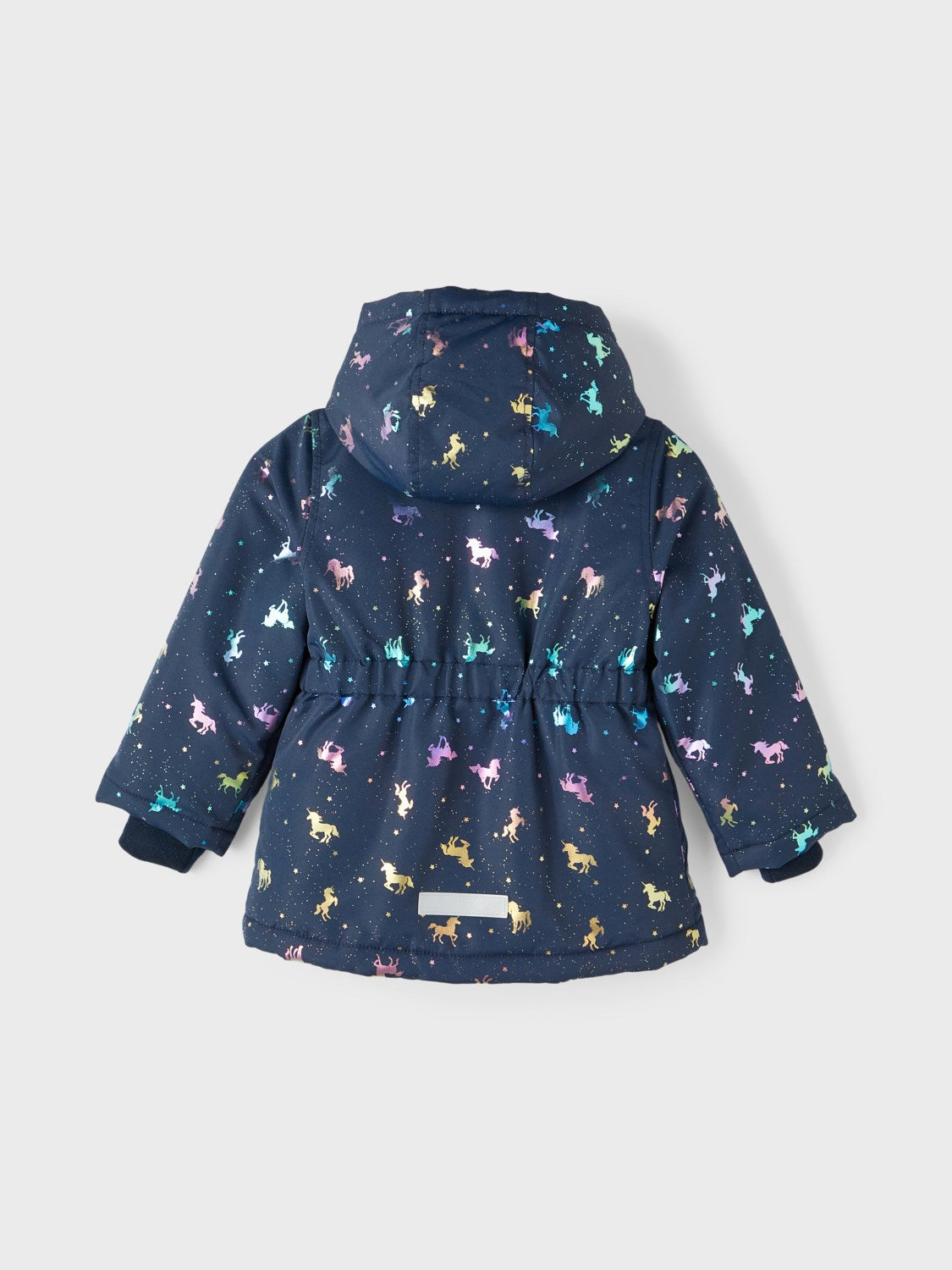 Übergangsjacke mit Holo-Unicorns