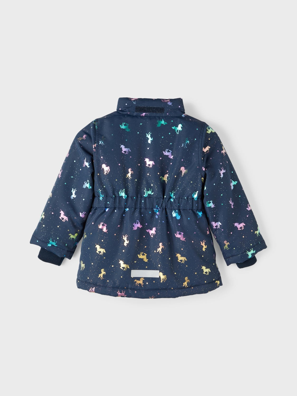 Übergangsjacke mit Holo-Unicorns