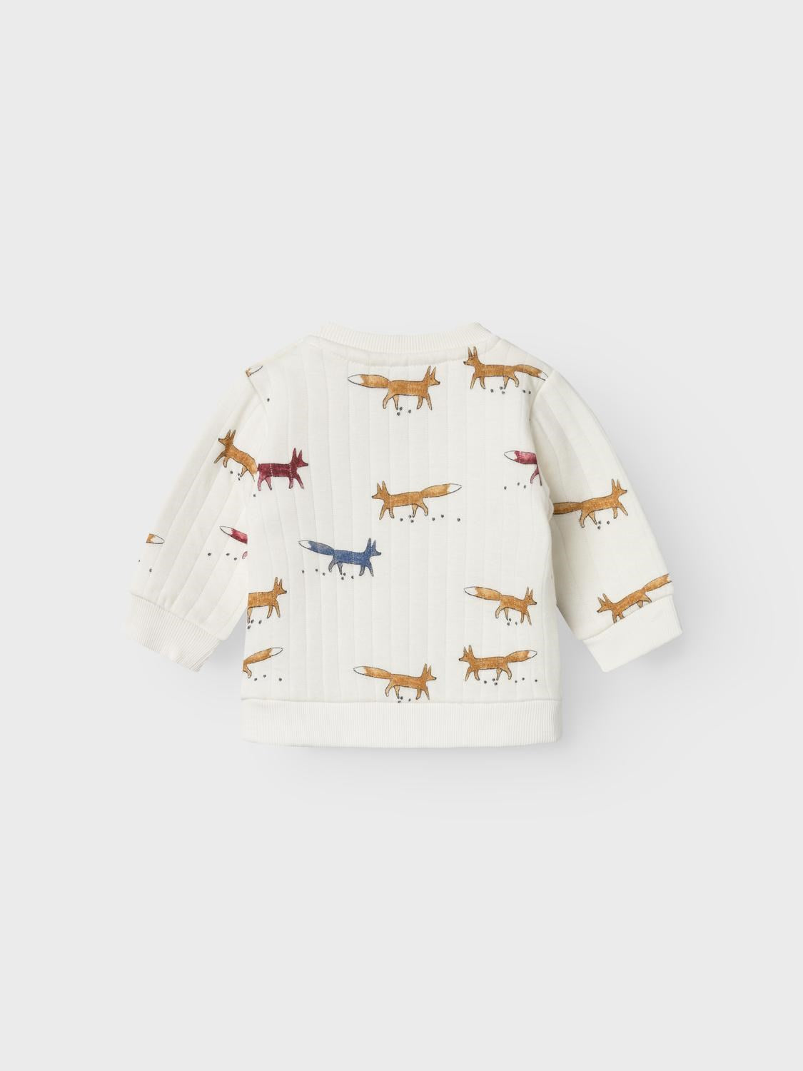 Gesteppter Baby Pullover mit Füchsen