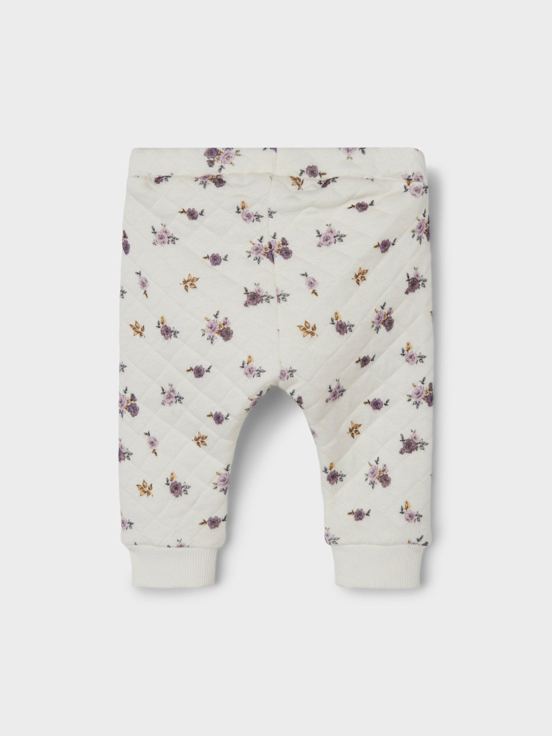 Gesteppte Hose mit Blumen