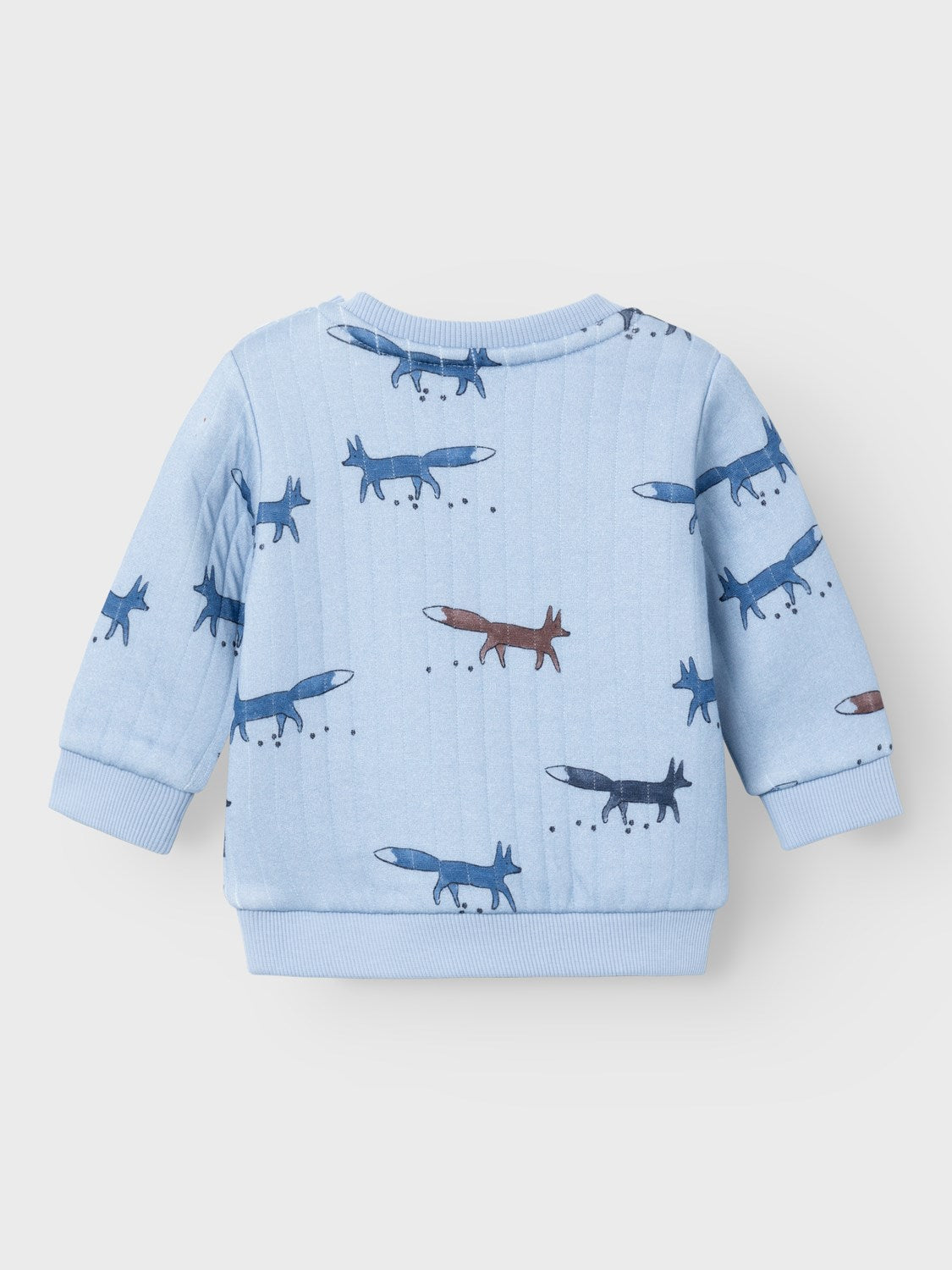 Gesteppter Baby Pullover mit Füchsen