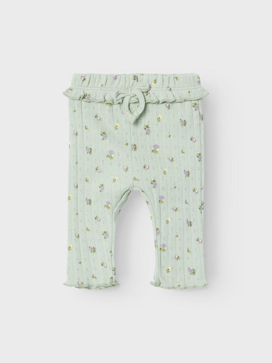 Baumwollleggings mit Blumen