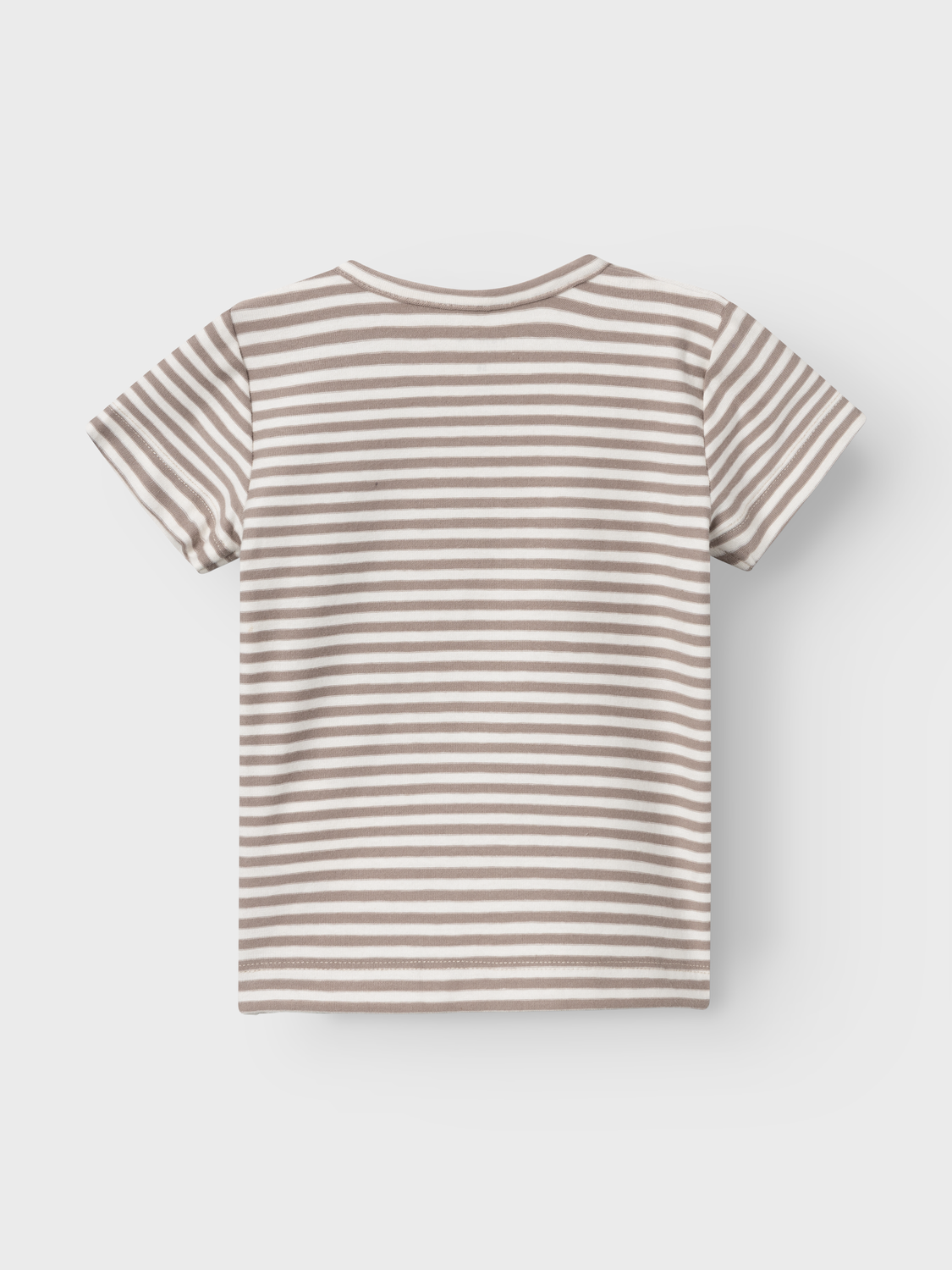 Gestreiftes Baby T-Shirt mit Knöpfen