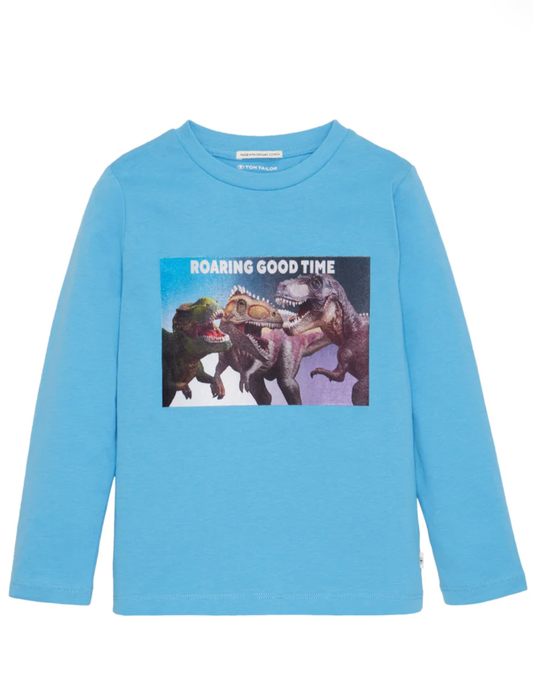 Longsleeve Dino Gang mit Samt-Print