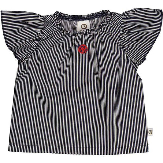 Tunika Poplin stripe frill Ladybird baby