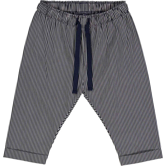 Poplin stripe pants baby