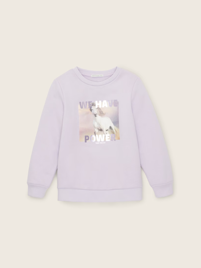Sweatshirt mit Power Pferd