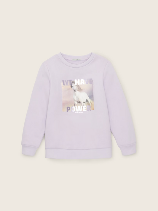 Sweatshirt mit Power Pferd