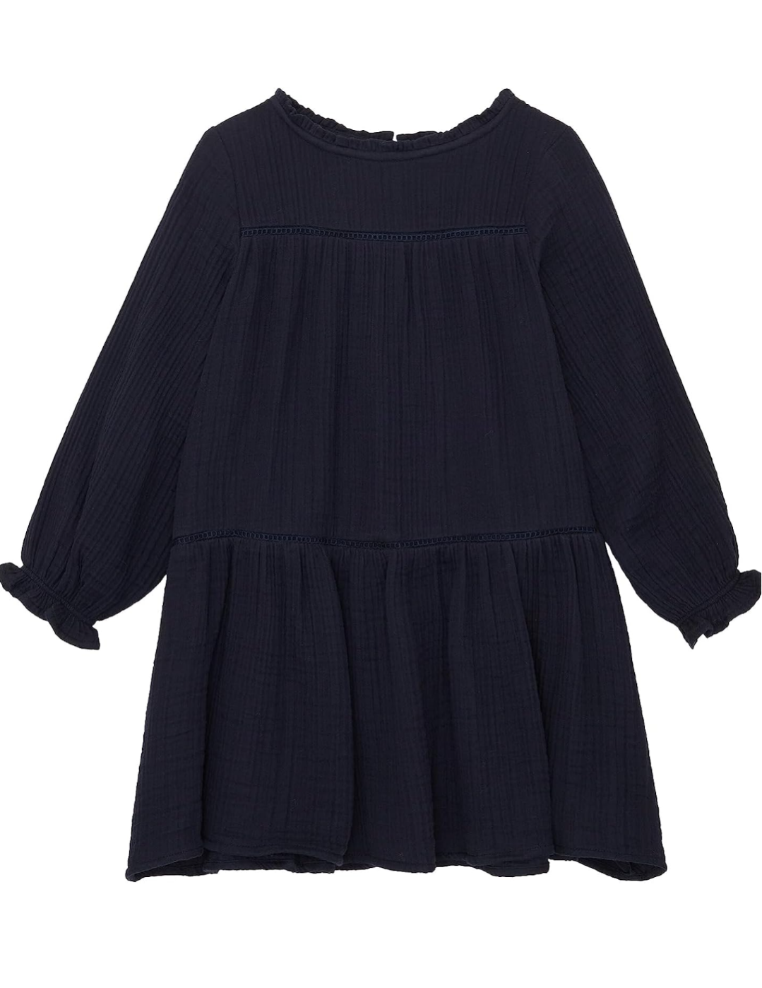 Musselin Volant Kleid