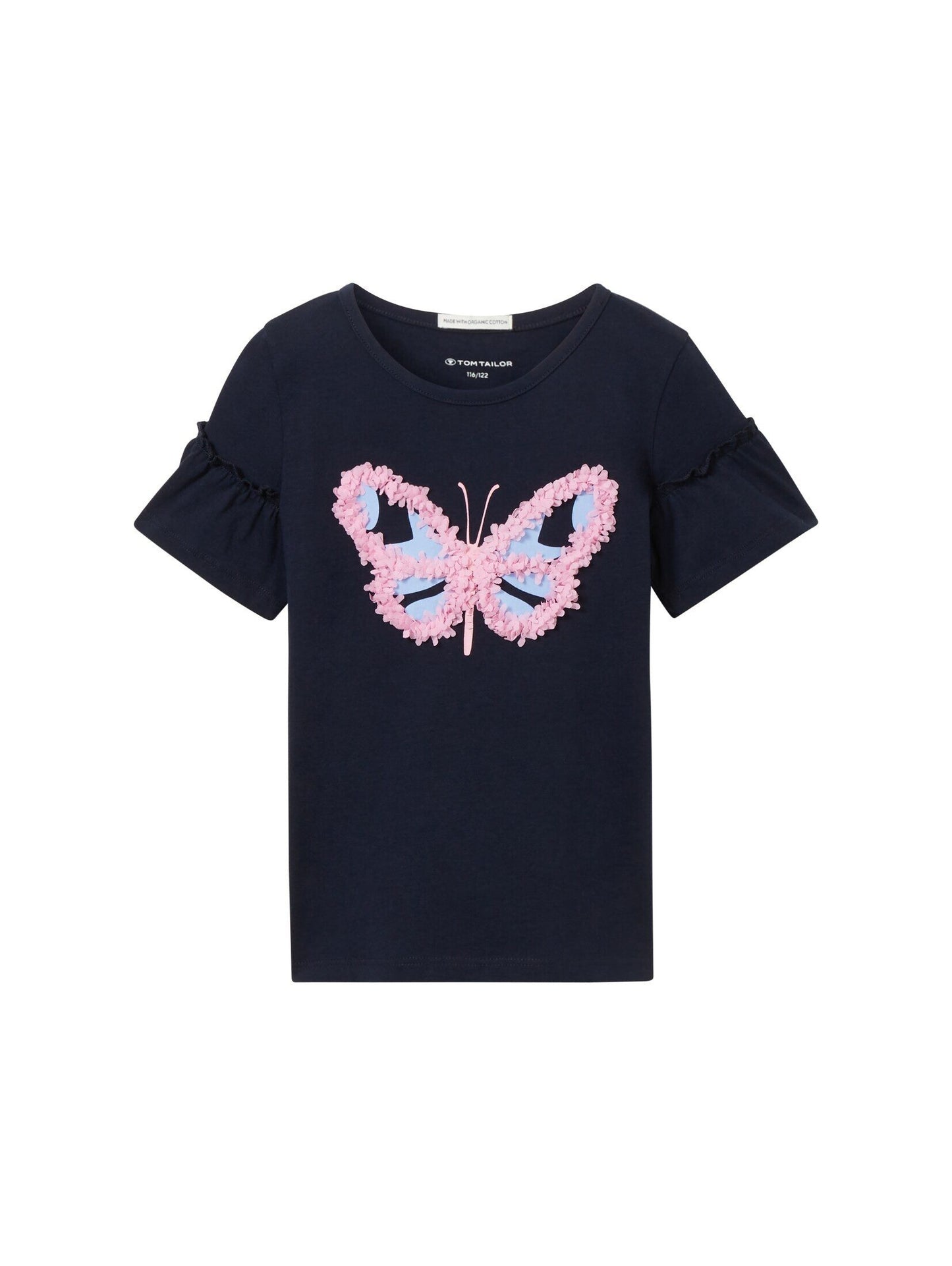 Tshirt mit blumigem Schmetterling