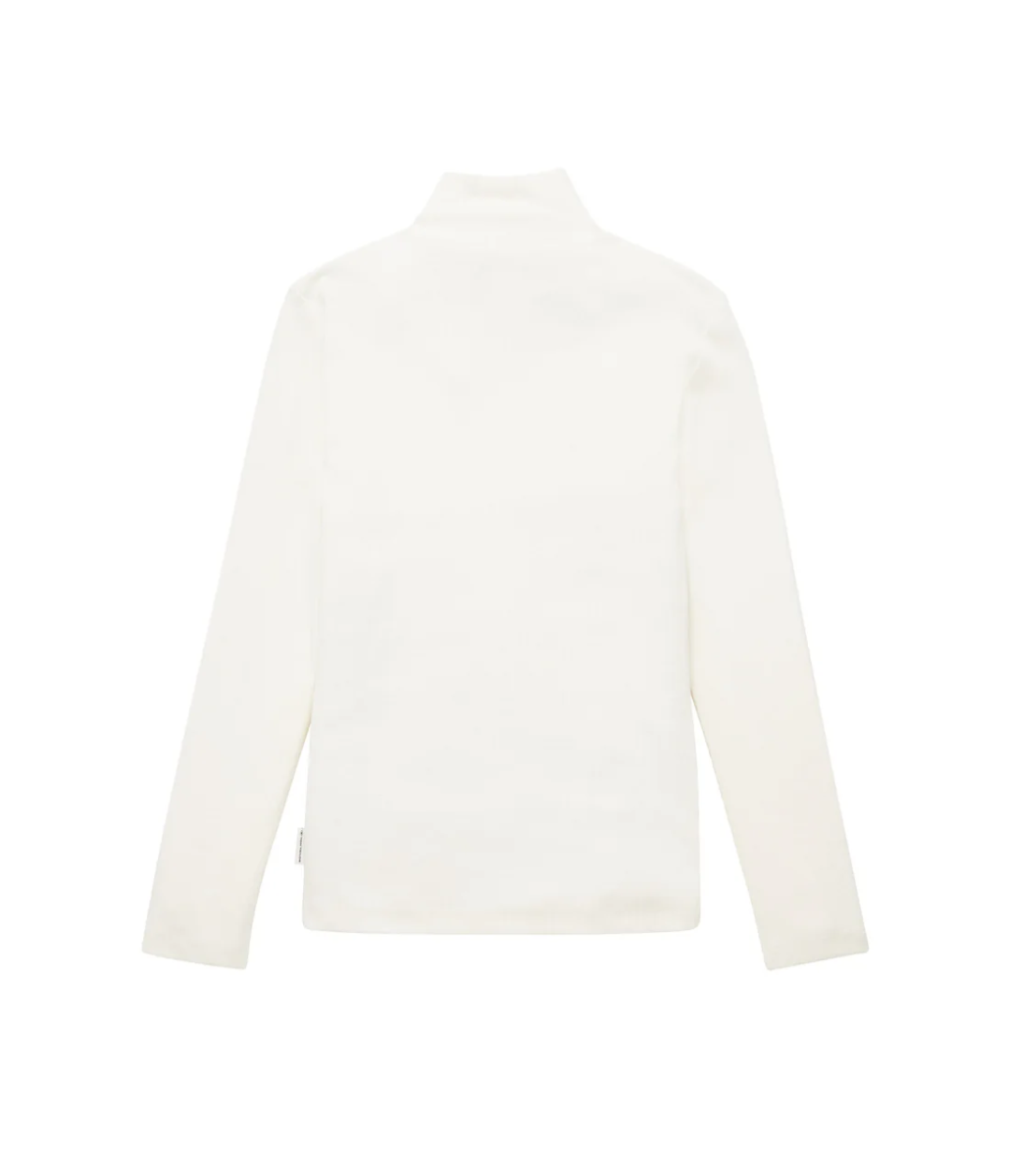 Rib mock neck longsleeve