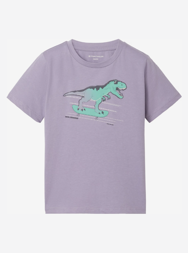 T-Shirt mit Dino-Print