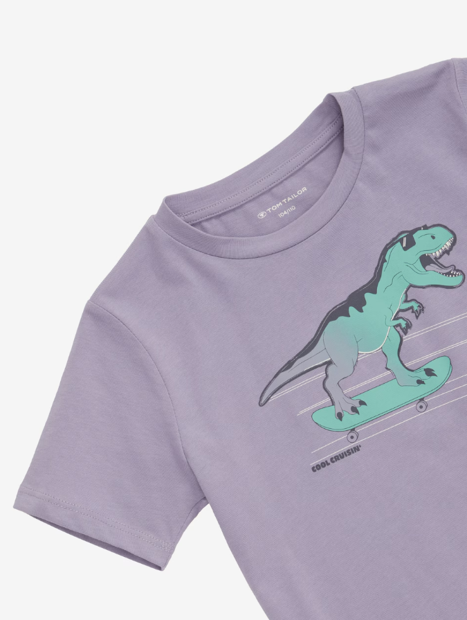 T-Shirt mit Dino-Print