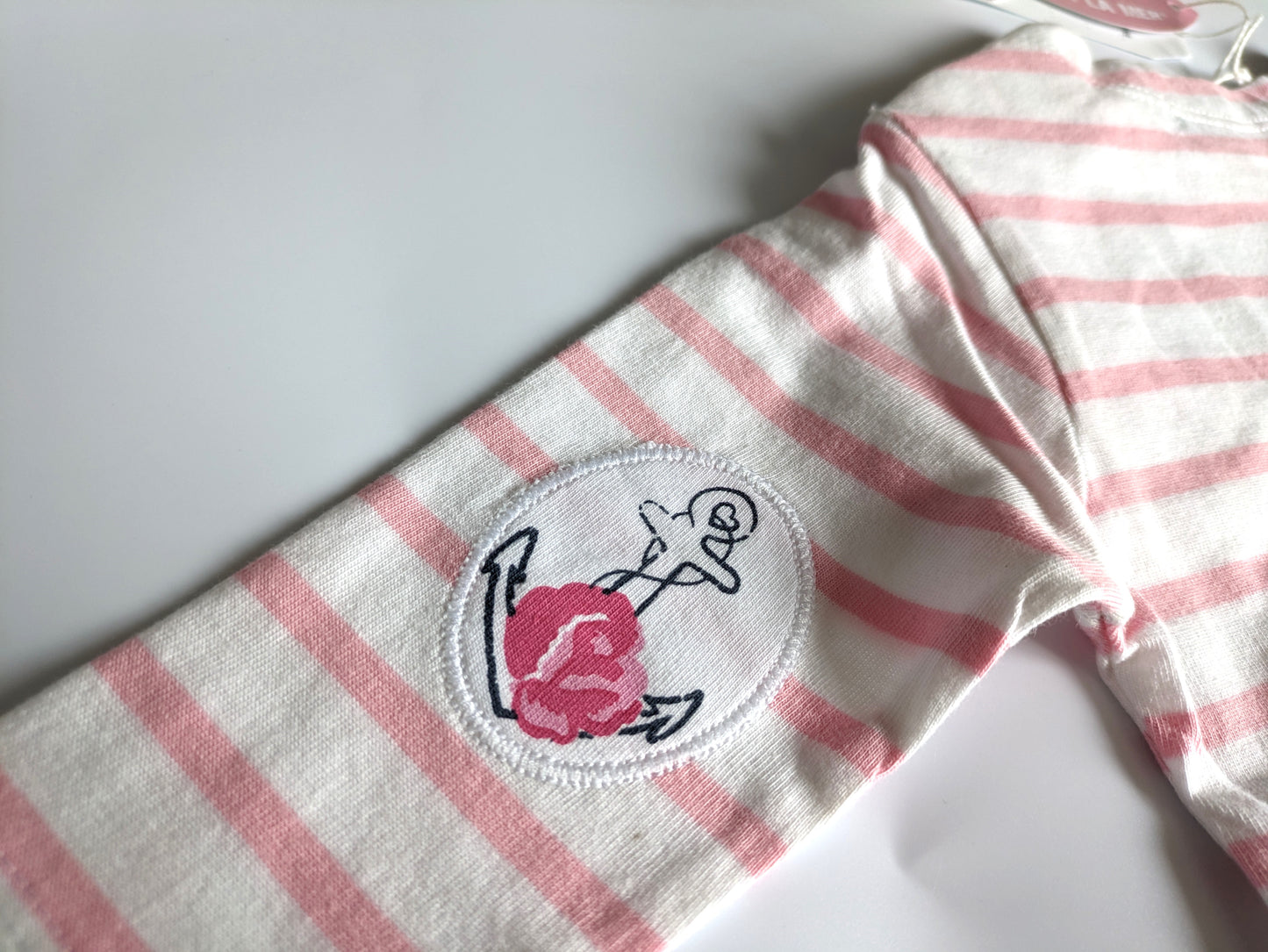 Basic Langarm a la Mer mit Ellenbogen Patches