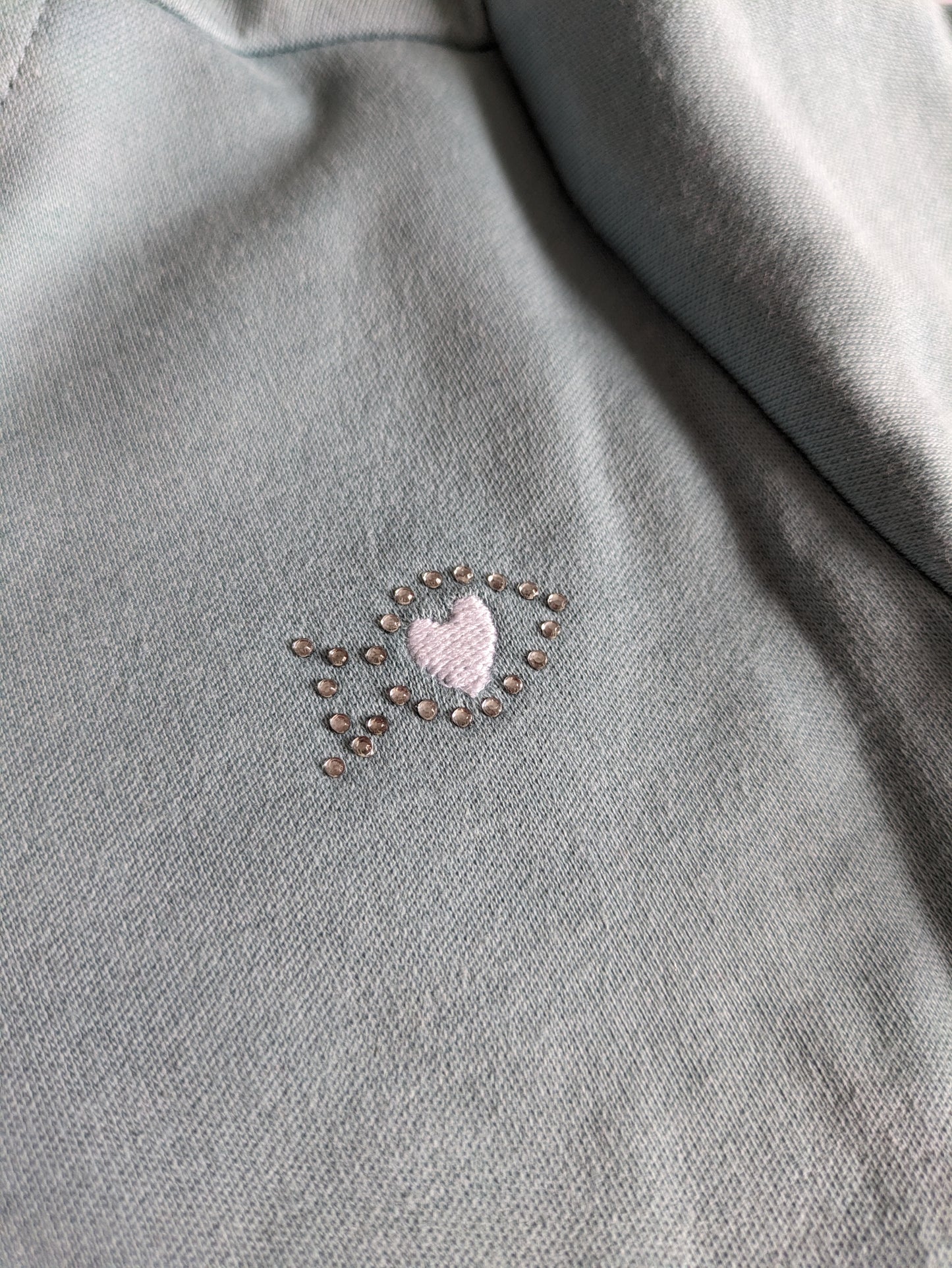 Leichter Hoodie mit Glitzerfischen