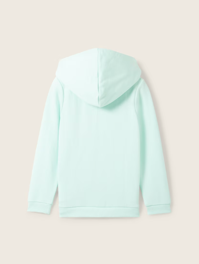 French Terry Hoodie mit Bio-Baumwolle