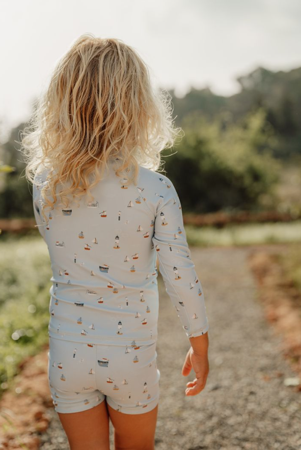 UV-Schwimmshirt langarm "Sailors Bay"