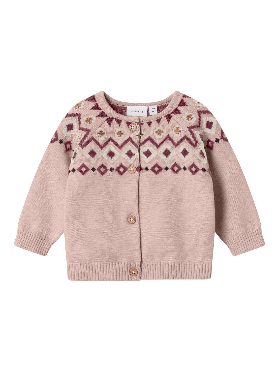 Strick-Cardigan mit Glitter-Muster