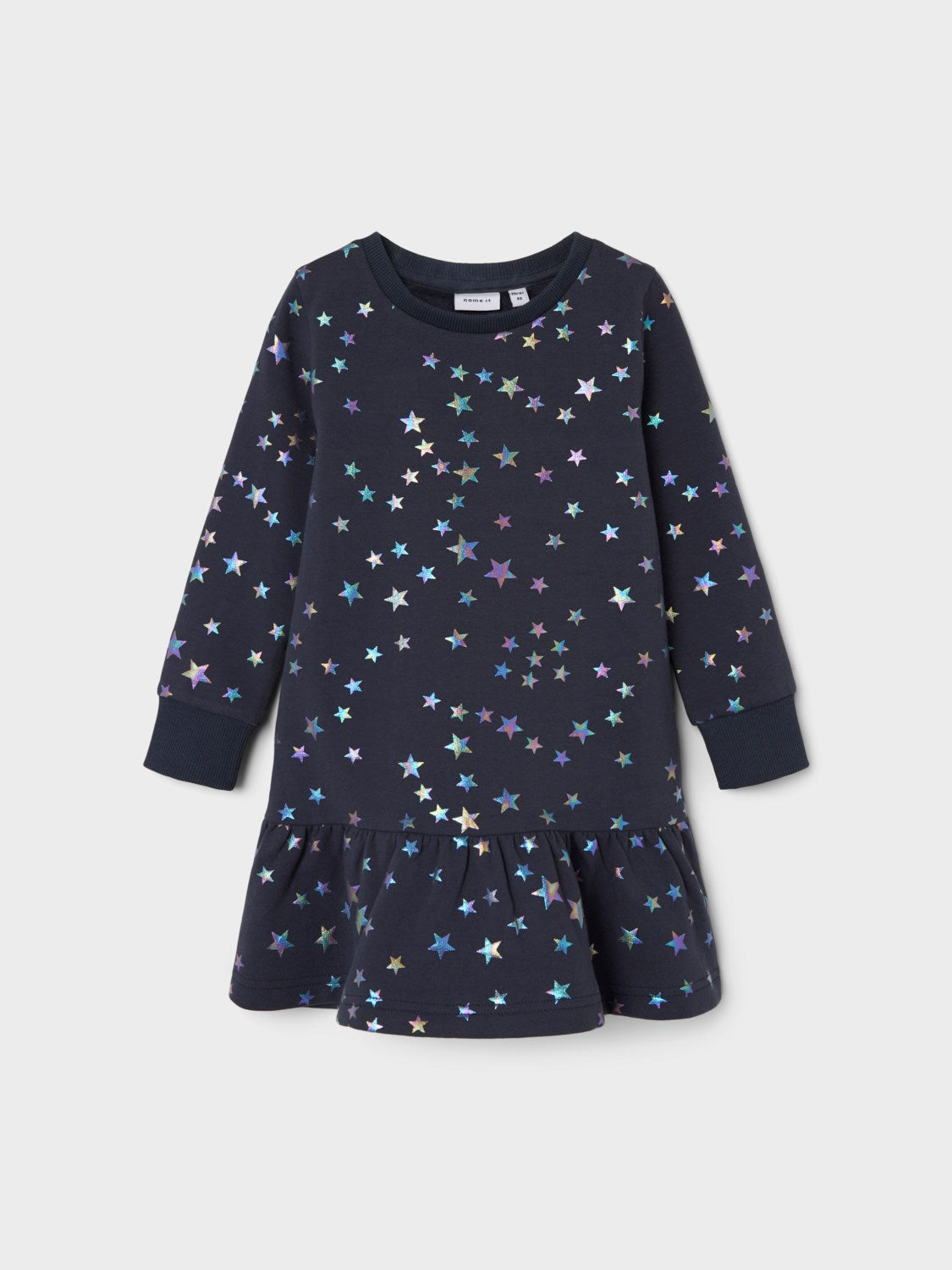 Sweatkleid mit Holo-Sternen von name-it