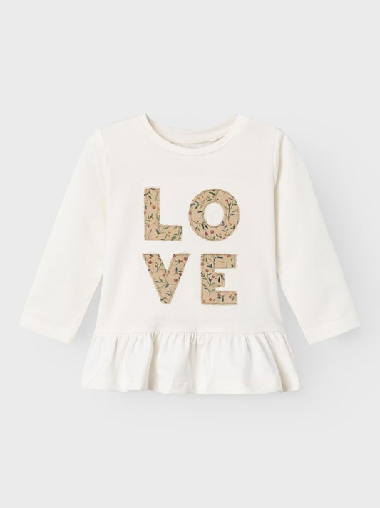 Baby Longsleeve mit Rüschen