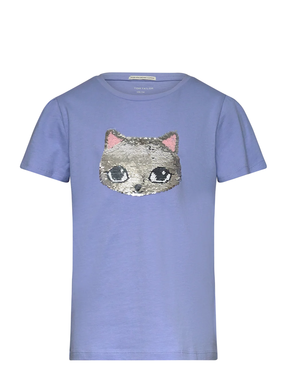 Tshirt mit Wendepailetten "Katze"