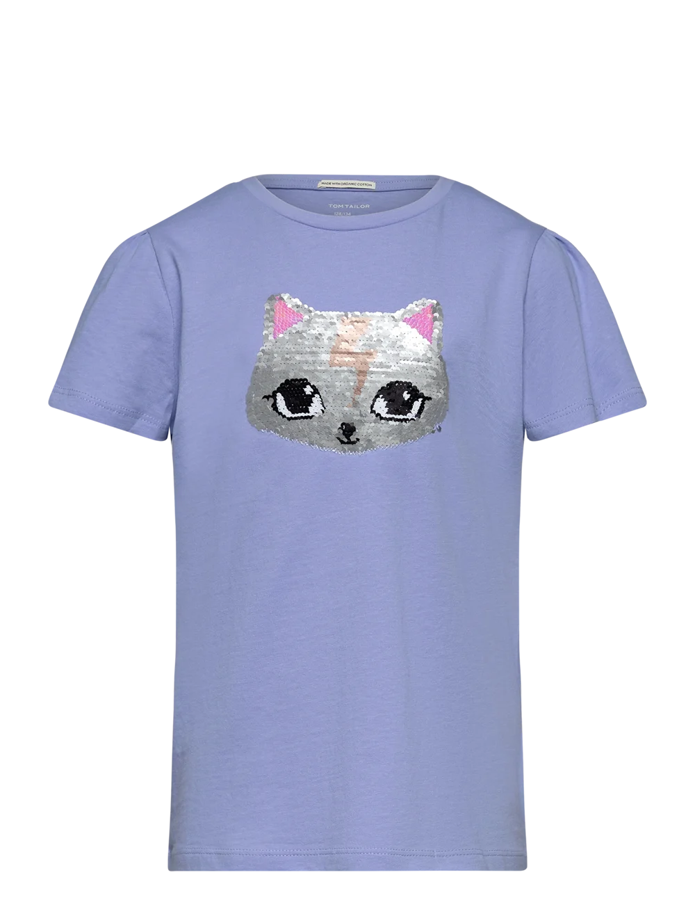 Tshirt mit Wendepailetten "Katze"