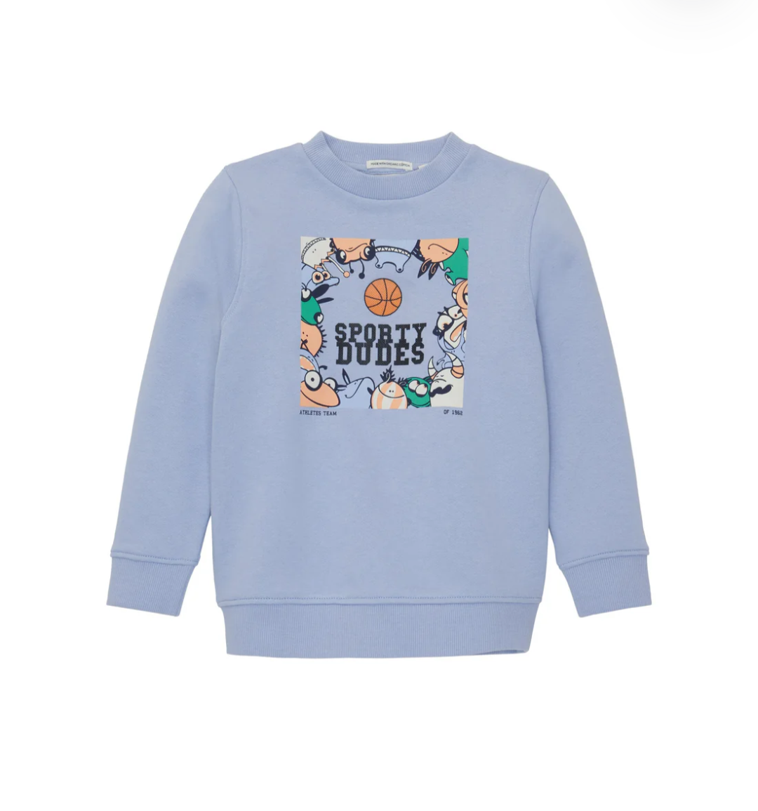 Sweatshirt mit "glow-in-the-dark" und Struktur