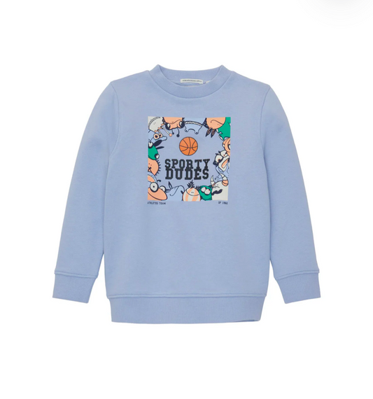 Sweatshirt mit "glow-in-the-dark" und Struktur